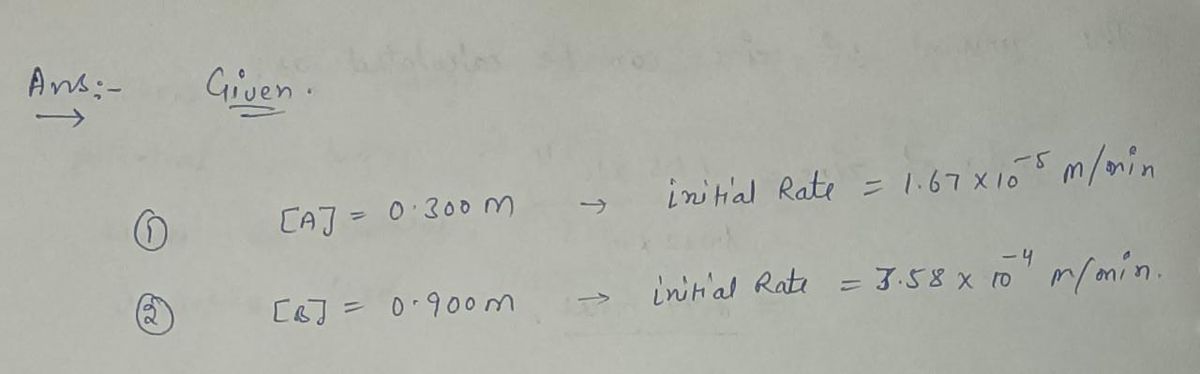 Chemistry homework question answer, step 1, image 1